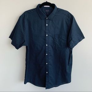 Good Man Brand blue short sleeve button up shirt